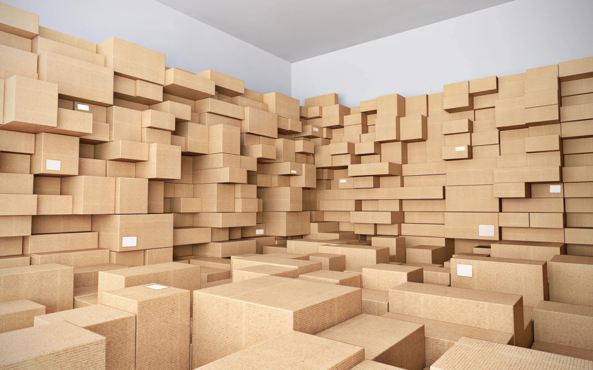 Automated packaging production line and inventory storage
