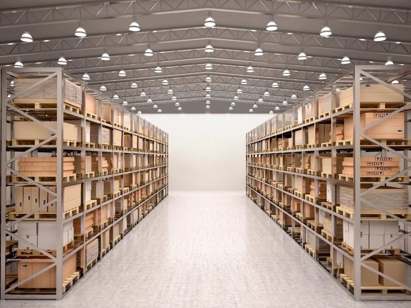 APS packaging inventory warehouse & manufacturing facility